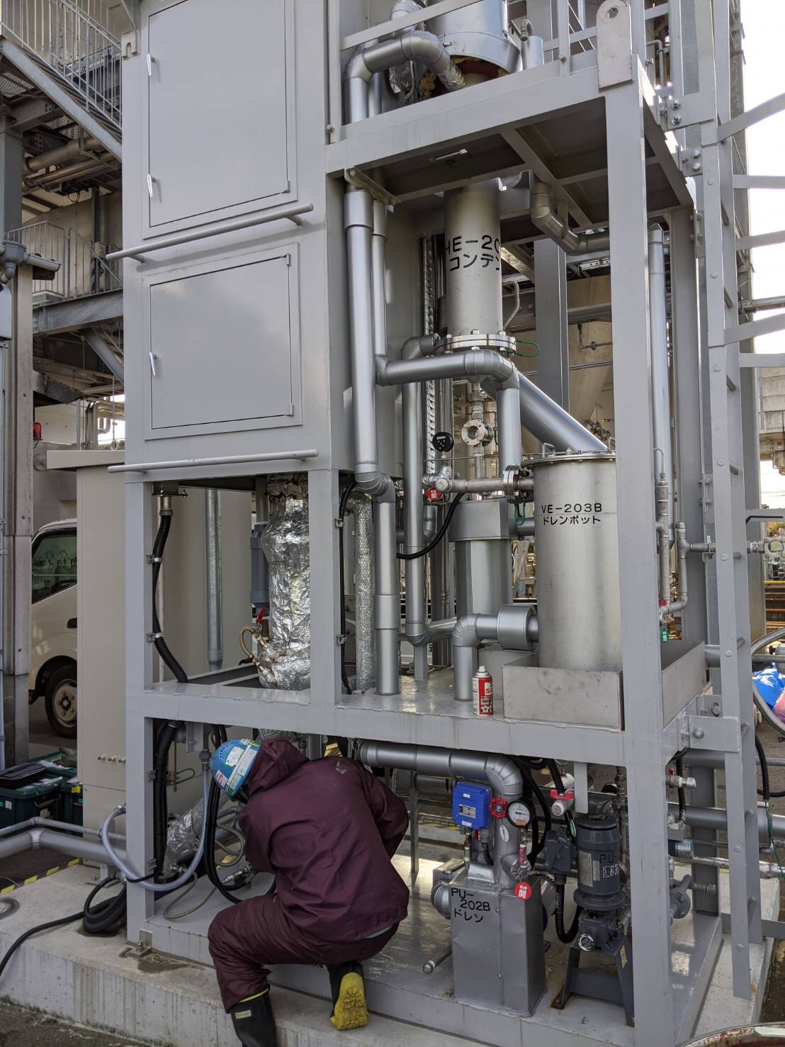 福岡県久留米市某所にて年次メンテ