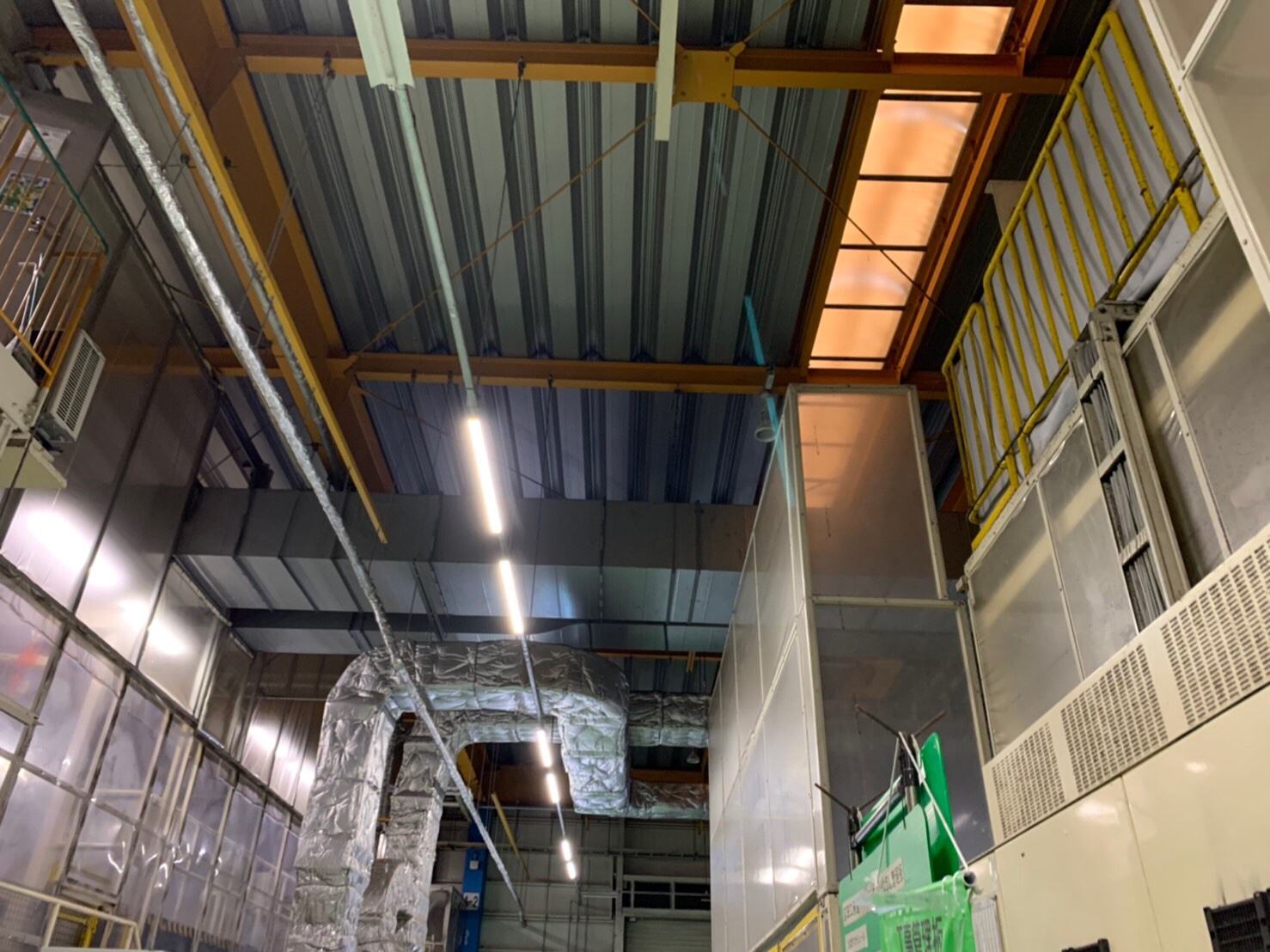 福岡県某所にて機器移設に伴う配管工事